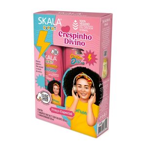 Kit Shampoo e Condicionador Crespinho Divino Com 325ml Cada Skala