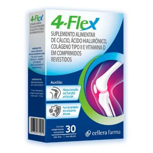 Suplemento Alimentar 4-Flex Com 30 Comprimidos Cellera