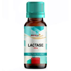 Pastilhas De Lactase 200Mg Com 90 Unidades Sabor Frutas Vermelhas