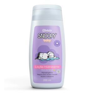 Loção Hidratante Snoopy Baby Hora de Ninar Com 200ml Cottonbaby