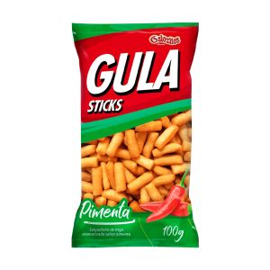 Gula Sticks Sabor Pimenta Com 100g Gulozitos