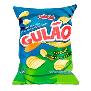 Batata Chips Gulão Sabor Cebola e Salsa Com 30g