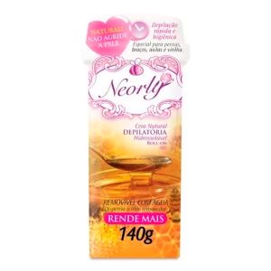 Cera Depilatória Roll-on Mel Refil Com 140g Neorly