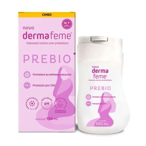 Sabonete Líquido Íntimo Dermafeme Prebio Com 100ml Cimed