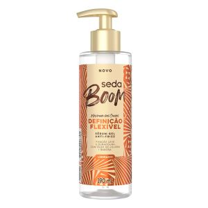 Sérum Gel Antifrizz Seda Boom Definição Flexível Com 190ml