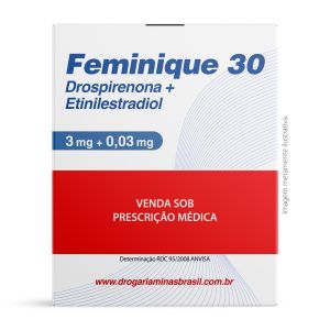 Feminique 30 Drospirenona 3mg e Etinilestradiol 0,03mg Com 21 Comprimidos Aché