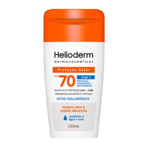 Protetor Solar Helioderm Corporal Fps 70 Com 120ml