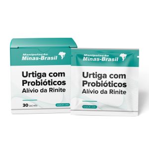 Urtiga com Probióticos Alívio da Rinite 30 Sachês Uva
