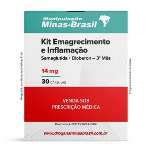 Kit Emagrecimento e Inflamação com Semaglutida + Bioberon 3º Mês