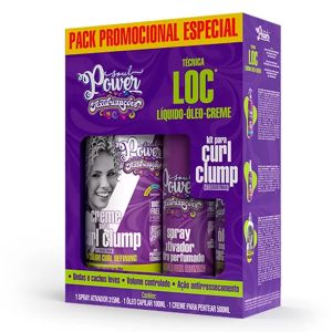 Kit Soul Power Texturizações Curl Clump Tesourinha Técnica LOC