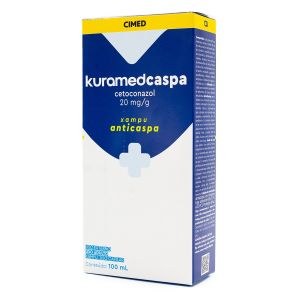 Shampoo Anticaspa Kuramedcaspa Cetoconazol 20mg/g Com 100ml Cimed
