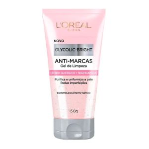 Gel de Limpeza Facial Anti-Marcas L'oréal Paris Glycolic Bright Com 150g