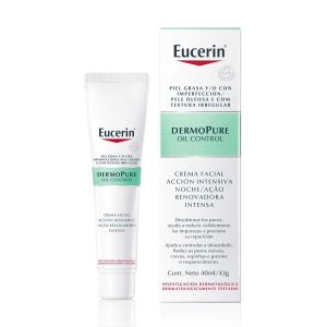 Creme Facial Eucerin DermoPure Oil Control Ação Renovadora Intensa Com 40ml
