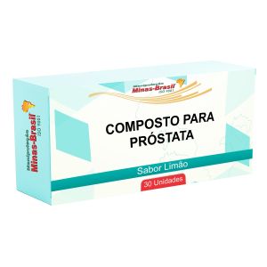 Composto para Próstata Sabor Limão com 30 Balas