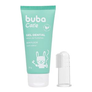 Gel Dental Buba Care Sem Flúor 50g Com Escova Massageadora