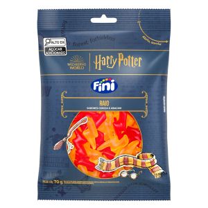Bala Fini Harry Potter Raio Sabores Cereja e Abacaxi Com 70g