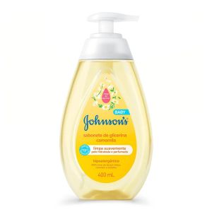 Sabonete Líquido de Glicerina Camomila Johnson's Baby Cabeça aos Pés Com 400ml