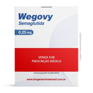 Wegovy Semaglutida 0,25mg Solução Injetável 1,5ml Com 4 Agulhas