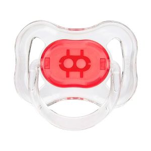 Chupeta Cristal Kuka N1 Bico Universal Vermelha