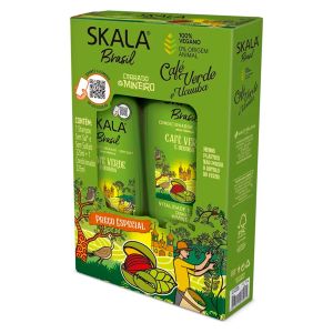 Kit Skala Expert Café Verde e Ucuuba Shampoo e Condicionador com 325ml Cada