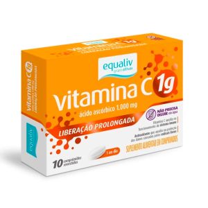 Vitamina C 1g Com 10 Comprimidos Liberação Prolongada Equaliv