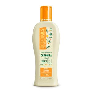 Shampoo Iluminador Camomila e Girassol Com 250ml Bio Extratus