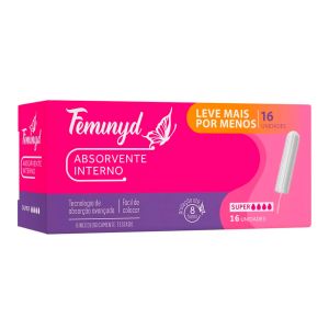 Absorvente Interno Feminyd Super Com 16 Unidades