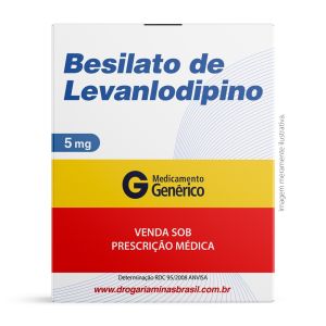 Besilato De Levanlodipino 5mg Com 30 Comprimidos Biolab