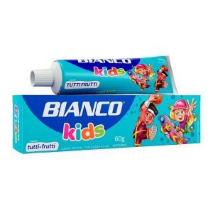 Creme Dental Bianco Kids Sabor Tutti-Frutti Com 60g