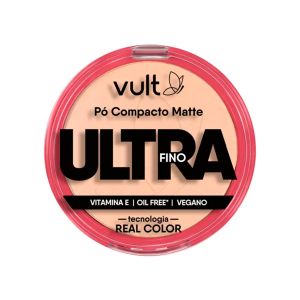 Pó Compacto Matte Ultrafino Cor V410 9g Vult