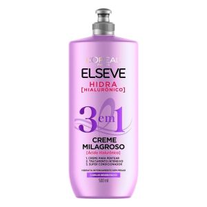 Creme Milagroso Elseve 3 em 1 Hidra Hialurônico Com 500ml L'Oreal Paris