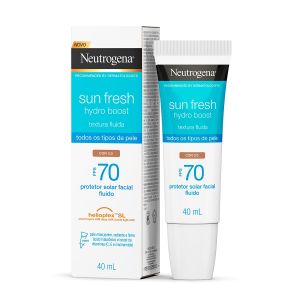 Neutrogena Protetor Solar Facial Sun Fresh Hydro Boost FPS 70 Cor 3.0 Com 40ml