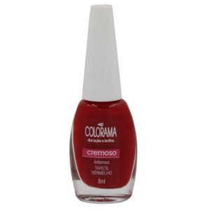 Esmalte Colorama Cremoso Tapete Vermelho 8 Ml