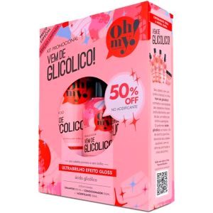Kit Promopack Oh My Glicolico: Shampoo 500ml + Condicionador 300ml + Acidificante
