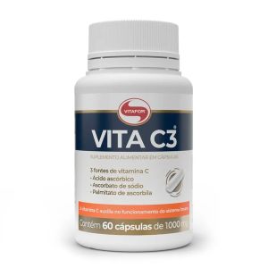 Vita C3 Vitamina C Vitafor 60 Cápsulas