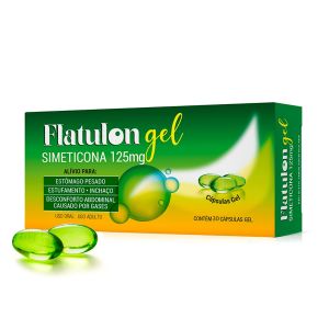 Flatulon Gel 125mg 30 Cápsulas Gel