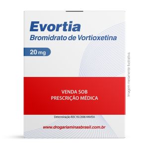 Evortia Bromidrato De Vortioxetina 20mg Com 60 Comprimidos