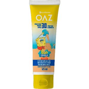 Protetor Solar Creme OAZ Bob Esponja FPS30 125ml