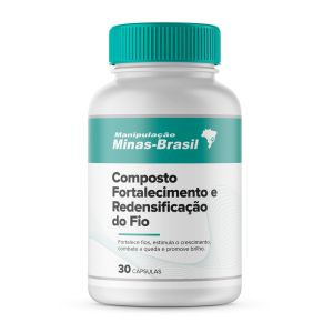 Composto Fortalecimento E Redensificação Do Fio 30 Cápsulas