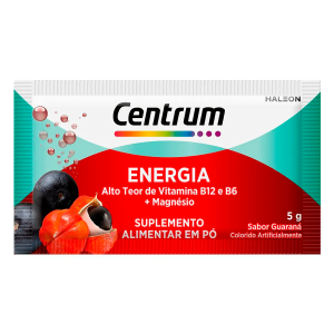 Centrum Pó Efervescente Energia Sabor Guaraná 5g