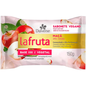 Sabonete Em Barra Vegetal Davene La Fruta Maçã 150g