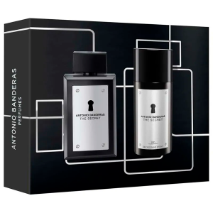 Kit The Secret Antonio Banderas Masculino Eau de Toilette 100ml Com Desodorante Corporal 150ml