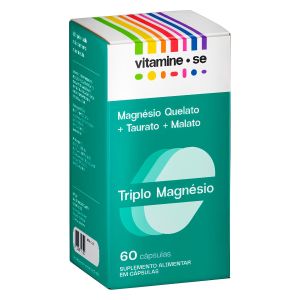 Magnésio Vitamine-se Triplo Magnésio 60 cápsulas