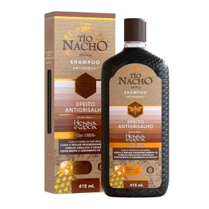 Shampoo Tío Nacho Antiqueda Efeito Antigrisalho 415ml
