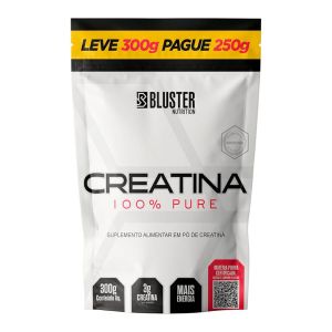 Creatina 100% Pure Micronizada Monohidratada Bluster 300g Refil