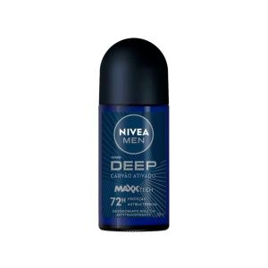 Desodorante Nivea Men Deep Maxxtech Carvão Ativado Roll-On 50ml