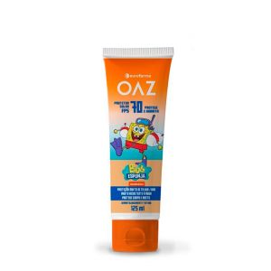 Protetor Solar Creme OAZ Bob Esponja FPS70 125ml Eurofarma