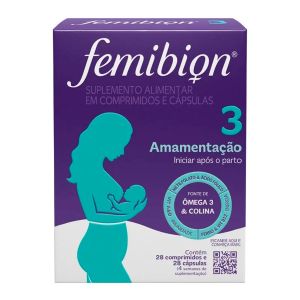 Multivitamínico Femibion 3 para Amamentação 28 Comprimidos e 28 Cápsulas