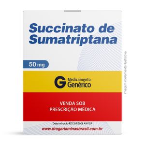 Succinato De Sumatriptana 50mg Com 6 Comprimido Revestido Genérico Biolab