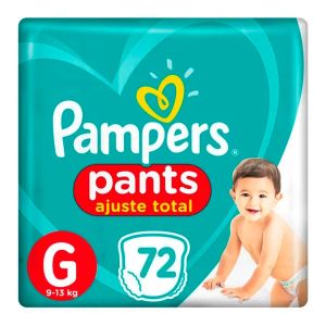 Fralda Pampers Pants Ajuste Total G 72 Unidades